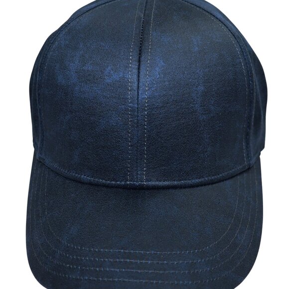 Peter Grimm Sharma Faux Leather Stretch Fit Hat Baseball Cap OSFM NWT - Picture 2 of 4